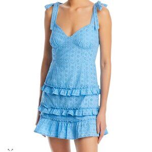 Lost and Wander Love Me True Eyelet Mini Dress